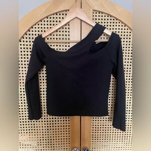 Abercrombie Asymmetrical Long Sleeve Top Size M